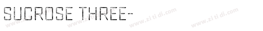 sucrose three字体转换